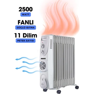 11 Dilim Yağlı Fanlı Radyatör SR-5811