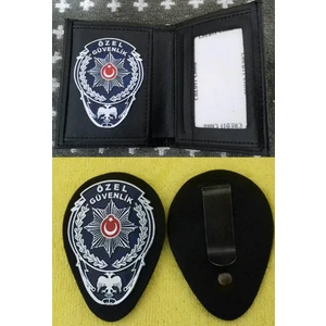 Özel Güvenlik Kemer Rozeti+Özel Güvenlik Cüzdanı,al.sıvıle Satılmaz.