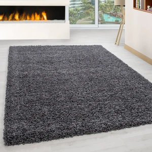 My Deco Carpet Soft Shaggy Halı Yüksek Tüylü Düz Gri Rengi Çocuk Odası Oturma Odası Salon Mutfak Halısı