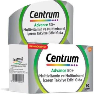 Gsk Centrum Advance 50 Plus Multivitamin 30 Tablet