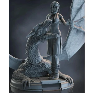 Game Of Thrones 'khaleesi ve Ejderha' Figürü - 10 cm