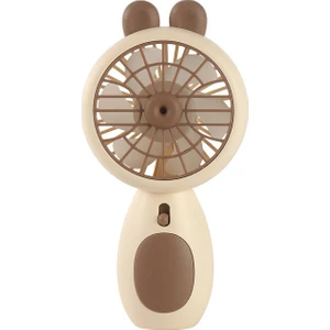 ZB093 Işıklı Mini Şarjlı Kirpik ve Makyaj Kurutucu Fan