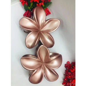 Rengarenk Lotus Çiçeği Mandal Toka ( 2 Adet ) Saç Aksesuar