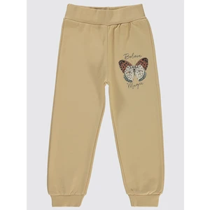 Civil Girls Kız Çocuk Eşofman Altı 2-5 Yaş Yulaf Sütü