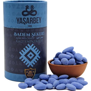 YAŞAR BEY YÖRESEL MARDİN MAVİ BADEM ŞEKERİ ÇİFT BATIRIMLIK 500 GR [GÜNLÜK-TAZE GÖNDERİM]-(HEDİYELİK KUTU)