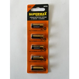 A23 Süpermax 23A 12V Pil 5'li Paket