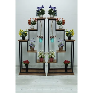 Adım Shops 2'li Merdiven Çiçeklik, Saksılık, Balkon, Bahçe Dekor.raf,stant