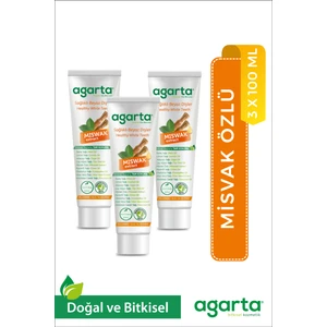 3 Adet Florürsüz Misvak Özlü Diş Macunu 100 Ml