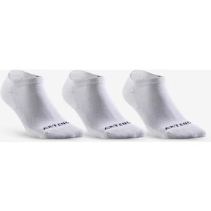 Artengo Tenis Çorabı - Kısa Konçlu - 3 Çift - Beyaz - RS100