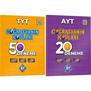 Kr Akademi Yayınları Coğrafyanın Kodları TYT-AYT Coğrafya Çözümlü 50+20 Deneme Seti
