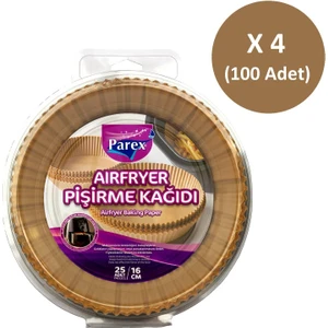 Aırfryer Pişirme Kağıdı Hijyen Ambalajlı 4*25