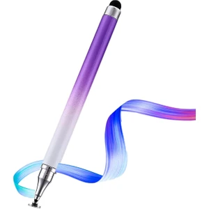 Universal Telefon Tablet Için 2in1 Disk Uçlu Stylus Dokunmatik Çizim KALEMI-AL4765