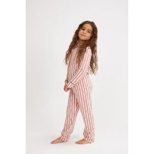L40310G Rabbit Kız Çocuk Pijama Takımı