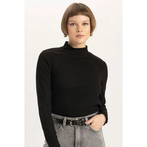 Regular Fit Basic Düz Ribana Uzun Kollu Hamile Üst C1025AX23WN