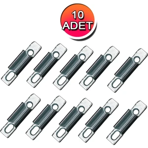 10 Adet Pimapen Pvc Sürme Kapı-Pencere İspanyolet Karşılığı - Çift Kanat Kilit Karşılık
