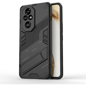 Honor 200 Pro Matrix Serisi Armor Standlı Perfect Koruma Kılıf - Siyah AL3416