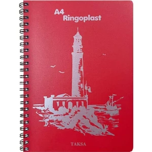 Özgün A-4 Ringo Plastik Kapak Defter 160 Yaprak Kareli KRT-100751