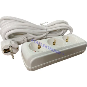 Ata Elektronik TÜRK MALI YERLİ ÜRETİM 3 METRE GRUP PRİZ PİRİZ
