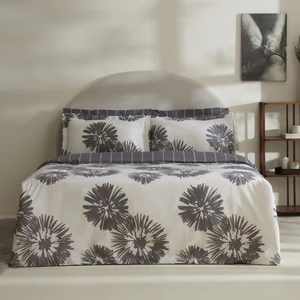 Karaca Home Corel Sea  Pamuk Çift Kişilik Nevresim Takımı Gri