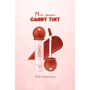 MISSHA Uzun Süre Kalıcı, Parlak Bitişli, Su Bazlı Tint A'PIEU The Pure Candy Tint (No.03 Persimmon)