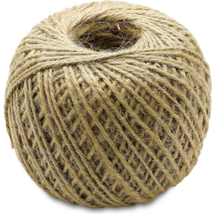 Bej Jüt iplik 1 Adet 100 Metre Hasır ip Kırnap ip Doğal ip Çuval ip