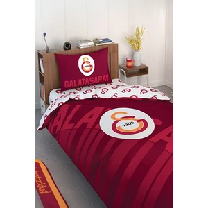 Galatasaray Kırmızı Logo Tek Kişilik  Pamuk Lisanslı Nevresim Takımı