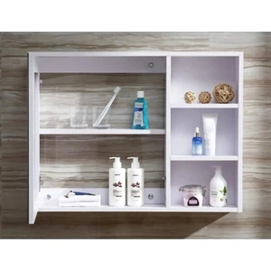 Tetto Elagante Sema Aynali Banyo Dolabi, Tek Kapakli 65X60 Üst Modül Mıknatıslı Bas-Aç Kapak