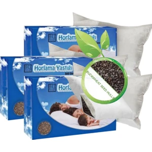 Gürültüsüz Uyku Yastığı 3 Adet Karabuğday Yastığı  50x70cm