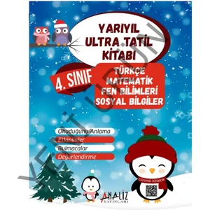 Analiz Yayınları 4. Sınıf Ultra Yarıyıl Tatil Kitabı