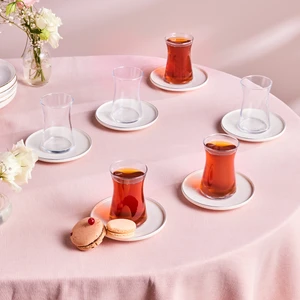 Streamline 6 Kişilik 12 Parça Çay Seti Silver 165 ml