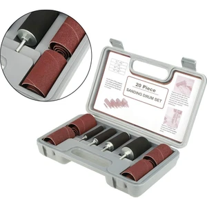 Uzun Tip Tambur Zımpara Seti Silindir Zımpara Seti Hobi Malzemesi Matkap İçin