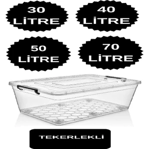 Tekerlekli Saklama Kutusu Çeşitleri Tekerlekli Saklama Kabı Çeşitleri 30 Lt - 40 Lt - 50 Lt - 70 Lt