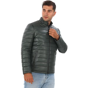 Hakiki Deri Şişme Mont - 9 Renk Seçeneği