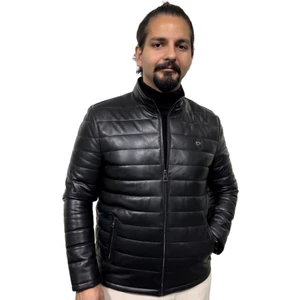 Hakiki Deri Şişme Mont - 9 Renk Seçeneği