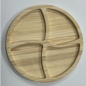 Ahşap Ladin Inci Sunum/çerez Tabağı