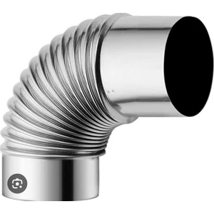 Pelet Sobası Paslanmaz Dirsek