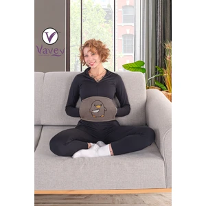 Özel Gün Kemeri Bel-Diz-Omuz-Boyun Ağrılarılarına Son Termojel Hediyeli Kemer Civciv Kahve Rengi