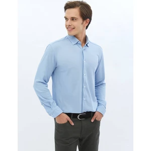Mavi Regular Fit Casual Pamuk Karışımlı Gömlek