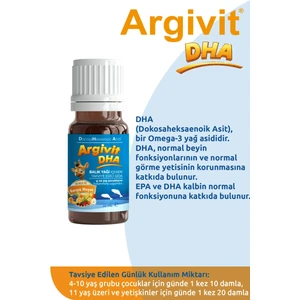 Dha, Balık Yağı Içeren Sıvı Takviye Edici Gıda 10 ml