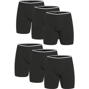 6 Adet Likralı Erkek Uzun Boxer 1004