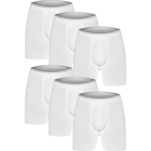 6 Adet Likralı Erkek Uzun Boxer 1004
