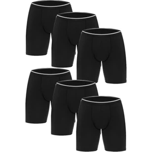6 Adet Likralı Erkek Uzun Boxer 1004