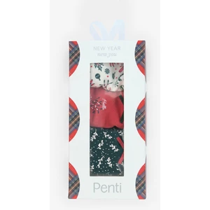 Hello New Year 3lü Çok Renkli Slip Külot