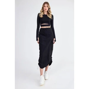 Kargo Cep Paraşüt Kumaş Lastikli Etek