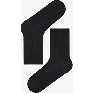 Mix Jacquard 5li Çok Renkli Burun Dikişsiz Soket Çorap