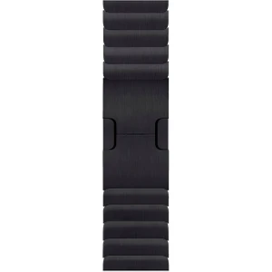 Apple Watch Uyumlu 44/45/46/49 mm Bilezik Loop Çelik Kordon Baklalı 2025 Siyah