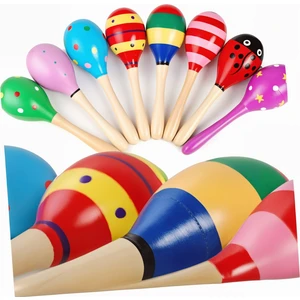 Circle Toys Ahşap Marakas Büyük Boy 20 cm