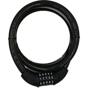 Yuma YM-747 120CM 20MM 5 Şifreli Siyah Motorsiklet Kilidi