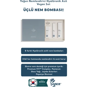Village 11 Factory Hydro Boost Set - Yoğun Nemlendirici Hyalüronik Asit Vegan Set