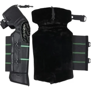 Motosiklet Bacak Örtüsü Polarlı Standart Motor Diz Örtüsü Soğuk Rüzgar Yağmur Koruma Deri Silikon Korumalı